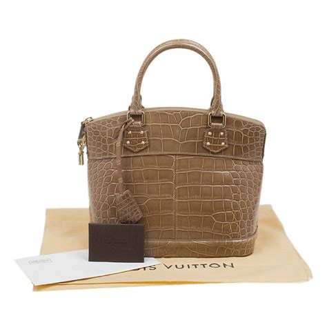 Louis Vuitton Crocodile.